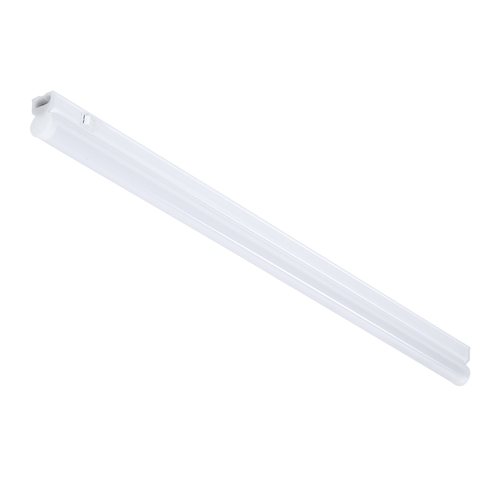 GloboStar® TUBO 60789 Γραμμικό Φωτιστικό Οροφής Linear LED Τύπου T5 Επεκτεινόμενο 9W 864lm 180° AC 220-240V IP20 Πάγκου Κουζίνας με Διακόπτη On/Off Μ60 x Π2.2 x Υ3.5cm Θερμό Λευκό 2700K - Λευκό - 3 Years Warranty