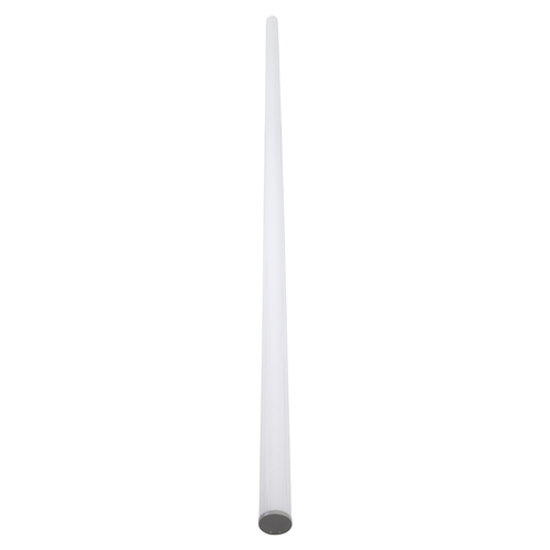 GloboStar® SURFACEPENDANT-PROFILE 70855-3M Προφίλ Αλουμινίου - Βάση & Ψύκτρα Ταινίας LED με Λευκό Γαλακτερό Κάλυμμα - Επιφανειακή & Κρεμαστή Χρήση - Πατητό Κάλυμμα - Ασημί - 3 Μέτρα - Μ300 x Φ6cm