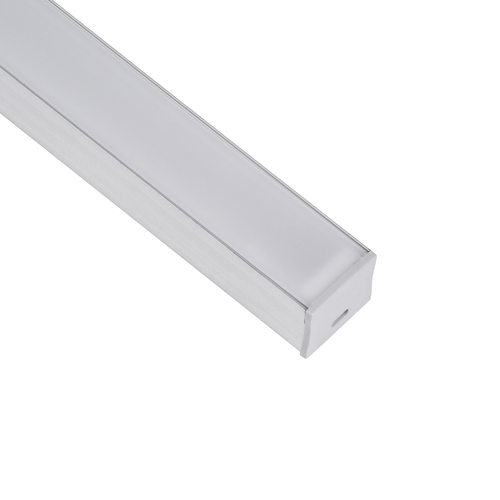 GloboStar® SURFACE-PROFILE 70867-1M Προφίλ Αλουμινίου - Βάση & Ψύκτρα Ταινίας LED με Λευκό Γαλακτερό Κάλυμμα - Επιφανειακή Χρήση - Πατητό Κάλυμμα - Ασημί - 1 Μέτρο - Μ100 x Π2.3 x Υ2cm GloboStar® SURFACE-PROFILE 70867-1M Προφίλ Αλουμινίου - Βάση & Ψύκτρα Ταινίας LED με Λευκό Γαλακτερό Κάλυμμα - Επιφανειακή Χρήση - Πατητό Κάλυμμα - Ασημί - 1 Μέτρο - Μ100 x Π2.3 x Υ2cm