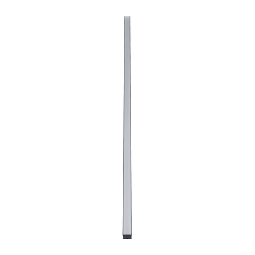 GloboStar® SURFACE-PROFILE 70869-1M Προφίλ Αλουμινίου - Βάση & Ψύκτρα Ταινίας LED με Λευκό Γαλακτερό Κάλυμμα - Επιφανειακή Χρήση - Πατητό Κάλυμμα - Μαύρο - 1 Μέτρο - Μ100 x Π2.3 x Υ2cm