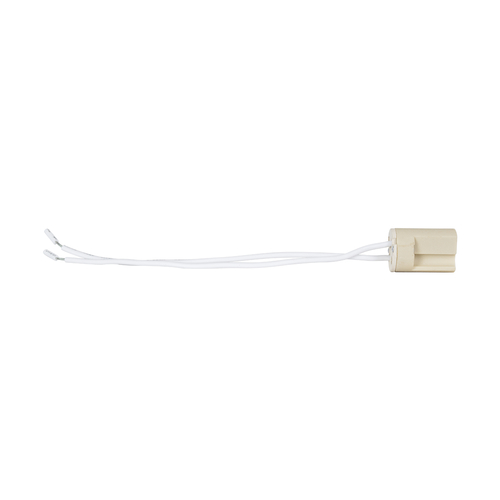 GloboStar® 79597 Κεραμικό Ντουί G9 με 15CM Καλώδιο D1.8 x H2.6cm