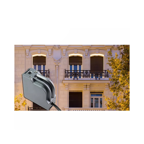 GLOBOSTAR® WINDOW-CORNA 90114 Αρχιτεκτονικό Γωνιακό Φωτιστικό Ανάδειξης Παραθύρων Window Light LED 6W 540lm 3x172° DC 24V Αδιάβροχο IP65 Θερμό Λευκό 2700K Dimmable - Γκρι Ανθρακί - Μ12 x Π4 x Υ12cm - 3 Χρόνια Εγγύηση