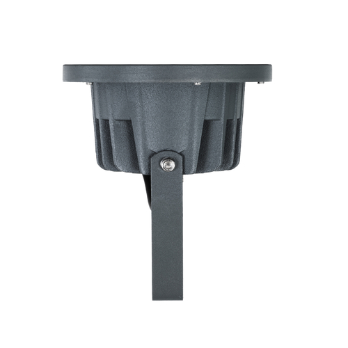 GLOBOSTAR® TREELIGHT-TZINA 90354 Σποτ Φωτισμού για Φυτά - Δέντρα με Βάση Κήπου / Καρφωτό LED 6W 660lm 10° DC 24V Αδιάβροχο IP65 Θερμό Λευκό 2700K Dimmable - Γκρι Ανθρακί - Μ14 x Π12.5 x Υ12.5cm - 3 Χρόνια Εγγύηση