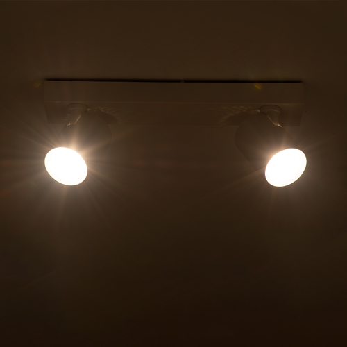 GloboStar® LEONARDO 60347 Μοντέρνο Φωτιστικό Οροφής Ράγα με Κινούμενα Σποτ LED Spot Downlight 20W 2400lm 60° AC 220-240V IP20 Μ32 x Π7 x Υ11.8cm - Λευκό - Φυσικό Λευκό 4500K - Bridgelux COB - 5 Years Warranty