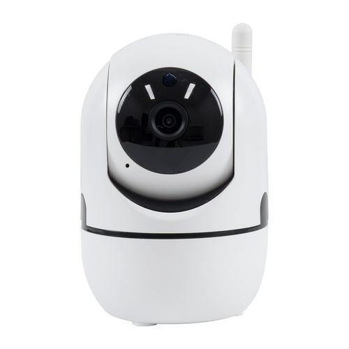 GloboStar® 76078 Table Camera WiFi HD 1080P 3MP 350° Two Way Audio & Motion Detection - Night Vision - Επιτραπέζια Κάμερα WiFi HD 1080P 350° Διπλή Κατέυθυνση Ομιλίας με Ανιχνευτή Κίνησης - Following Face Auto Tracking - Λευκό
