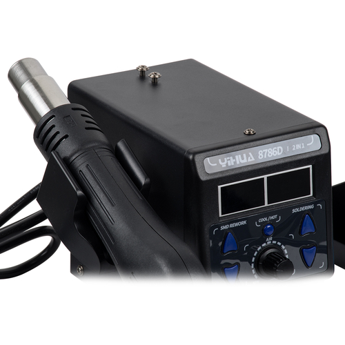 GloboStar® 79972 Ψηφιακός Σταθμός Συγκόλλησης 2in1 με Ψηφιακή Οθόνη - Κολλητήρι - Πιστόλι Θερμού Αέρα Hot Air Soldering Welding Gun και PID Προγραμματιζόμενο Σύστημα Ελέγχου Θερμοκρασίας - 1200W GloboStar® 79972 Ψηφιακός Σταθμός Συγκόλλησης 2in1 με Ψηφιακή Οθόνη - Κολλητήρι - Πιστόλι Θερμού Αέρα Hot Air Soldering Welding Gun και PID Προγραμματιζόμενο Σύστημα Ελέγχου Θερμοκρασίας - 1200W