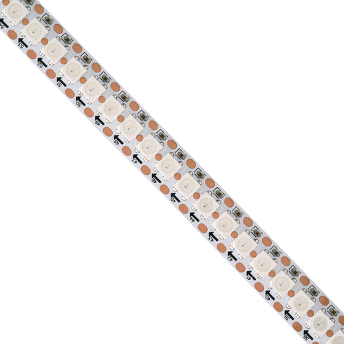 GloboStar® 90597 Digital Pixel Addressable Strip 3 PIN - Ψηφιακή Ταινία LED SMD 5050 36W/m 144LED/m 144PIXEL/m SPI/TTL Protocol IC WS2812/SK6812 2880lm/m 120° DC 5V IP20 RGB - Λευκό Σώμα - Μ2000 x Π12 x Υ2mm - Συσκευασία 2 Μέτρων - 5 Χρόνια Εγγύηση
