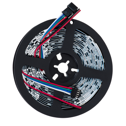 GloboStar® 90599 Digital Pixel Addressable Strip 4 PIN - Ψηφιακή Ταινία LED SMD 5050 9W/m 30LED/m 30PIXEL/m SPI/TTL Protocol IC TM1908 720lm/m 120° DC 12V IP20 RGB - Λευκό Σώμα - Μ5000 x Π10 x Υ2mm - Συσκευασία 5 Μέτρων - 5 Χρόνια Εγγύηση