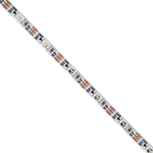 GloboStar® 90605 Digital Pixel Addressable Strip Ultra Slim 3 PIN - Nano Ψηφιακή Ταινία LED SMD 3535 14W/m 60LED/m 60PIXEL/m SPI/TTL Protocol IC WS2812/SK6812 1152lm/m 120° DC 5V IP20 RGB - Λευκό Σώμα - Μ2000 x Π4 x Υ1mm - Συσκευασία 2 Μέτρων - 5 Χρόνια Εγγύη