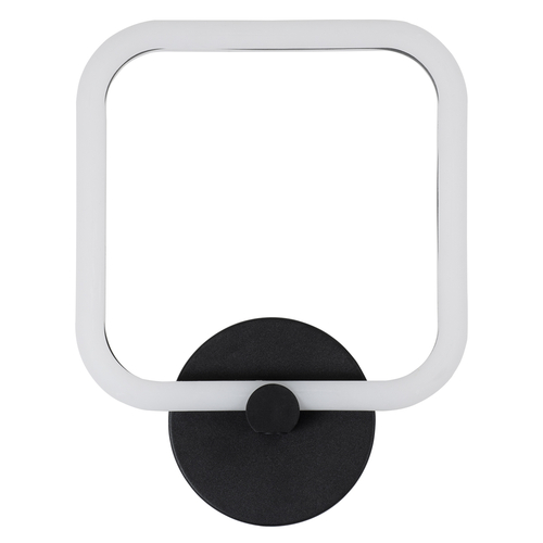 GloboStar® ELIZA 61343 Φωτιστικό Τοίχου - Απλίκα Design LED CCT 8W 960lm 360° AC 220-240V - Εναλλαγή Φωτισμού μέσω Διακόπτη On/Off All In One Ψυχρό 6000k+Φυσικό 4500k+Θερμό 2700k Μ22 x Π5 x Υ28.5cm - Μαύρο - 3 Years Warranty