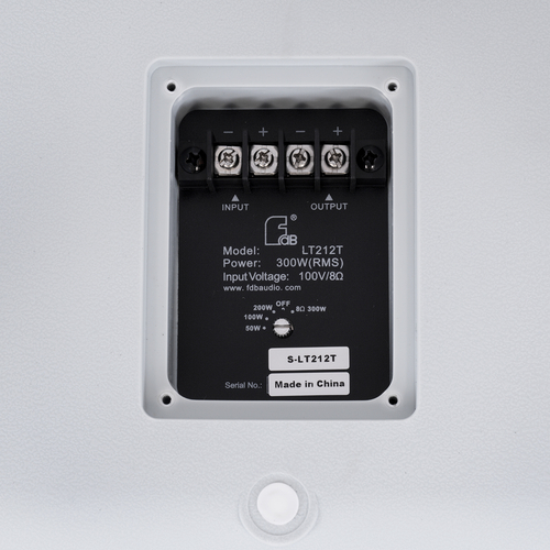 GloboStar® FDB LT212T 98009 Facilities Speaker - Παθητικό Ηχείο Εγκαταστάσεων Επιτοίχιο με Μετασχηματιστή 100V & 8Ω - 300W RMS (1200W Peak) - 1 x 12 Inches LF & 1 x 1 Inches HF - Αδιάβροχο IP56 - Λευκό - Μ40.7 x Π37.8 x Υ41cm GloboStar® FDB LT212T 98009 Facilities Speaker - Παθητικό Ηχείο Εγκαταστάσεων Επιτοίχιο με Μετασχηματιστή 100V & 8Ω - 300W RMS (1200W Peak) - 1 x 12 Inches LF & 1 x 1 Inches HF - Αδιάβροχο IP56 - Λευκό - Μ40.7 x Π37.8 x Υ41cm