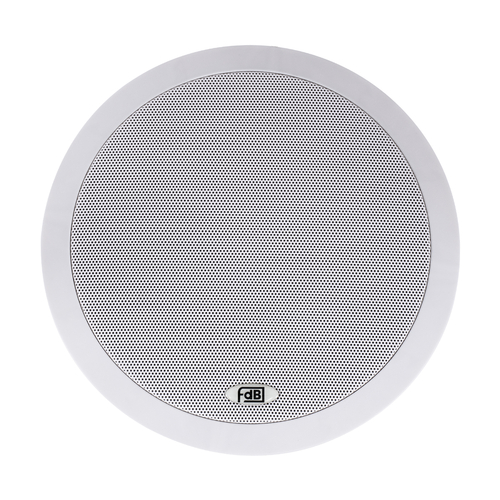 GloboStar® FDB C800T 98013 Facilities Speaker - Παθητικό Ηχείο Εγκαταστάσεων Χωνευτό Οροφής με Μετασχηματιστή 100V & 8Ω - 50W RMS (100W Peak) - 1 x 8 Inches LF & 1 x 1 Inches HF -  IP20 - Λευκό - Φ28 x Υ19.1cm