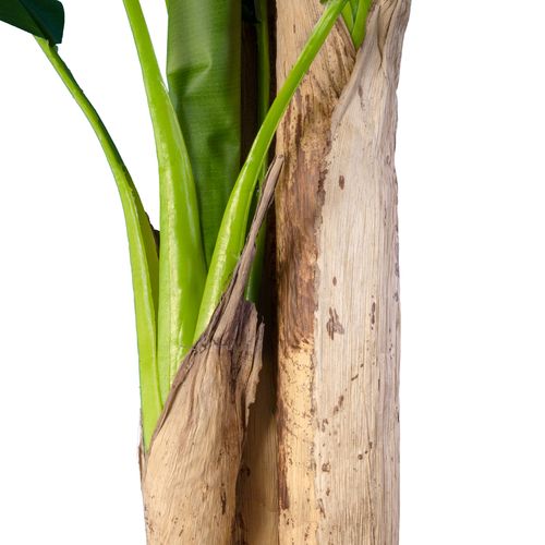 GloboStar® Artificial Garden BANANA TREE 20018 - Τεχνητό Διακοσμητικό Φυτό Μπανανιά - Μπανανόδεντρο Υ240cm