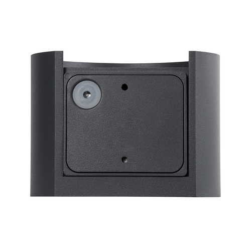 GloboStar® AXIS-R 60639 Φωτιστικό Τοίχου - Απλίκα Αρχιτεκτονικού Φωτισμού Εσωτερικού/Εξωτερικού Χώρου Up & Down LED 10W 1200lm 10 έως 60° AC 220-240V Αδιάβροχο IP65 Μ10 x Π10 x Υ10cm - Φυσικό Λευκό 4500K - Γκρι Ανθρακί- Bridgelux Chip - 3 Years Warranty