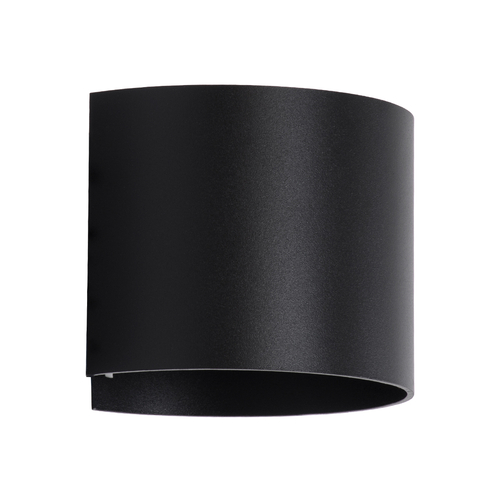 GloboStar® AXIS-R 60643 Φωτιστικό Τοίχου - Απλίκα Αρχιτεκτονικού Φωτισμού Εσωτερικού/Εξωτερικού Χώρου Up & Down LED 10W 1250lm 10 έως 60° AC 220-240V Αδιάβροχο IP65 Μ10 x Π10 x Υ10cm - Ψυχρό Λευκό 6000K - Μαύρο - Bridgelux Chip - 3 Years Warranty