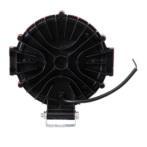 GloboStar® 85422 Vehicle & Forklift Work Lights - Φώτα Εργασίας για Οχήματα Περονοφόρα - Κλάρκ LED 45W DC 9-80V Αδιάβροχο IP67 Μαύρο Κόκκινο Μ20 x Π18 x Υ5cm