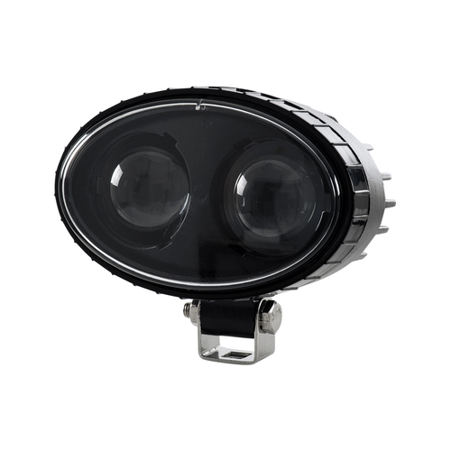 GloboStar® 85424 E9 Mark Forklift Safety Lights - Φώτα Προειδοποίησης & Διαγράμμισης Ασφαλείας για Περονοφόρα - Κλάρκ LED 8W DC 9-80V Αδιάβροχο IP67 Κόκκινο Μ14.5 x Π11.5 x Υ8cm