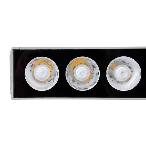GloboStar® WASHER-JAVIA 90554 Μπάρα Φωτισμού Wall Washer LED 48W 3840lm 5° DC 24V Αδιάβροχο IP67 Μ100 x Π5.2 x Υ3.6cm (Υ8.5 με Βάση) Αρχιτεκτονικό Πορτοκαλί 2200K - Γκρι Ανθρακί - 3 Years Warranty
