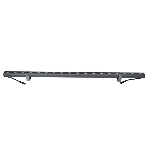 GloboStar® WASHER-PANDA 90580 Μπάρα Φωτισμού Ultra Slim Wall Washer LED 18W 1710lm 15° DC 24V Αδιάβροχο IP67 Μ100 x Π4 x Υ3.5cm Φυσικό Λευκό 4500K - Γκρι Ανθρακί - 3 Years Warranty