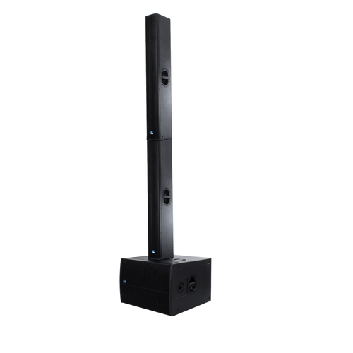 GloboStar® FDB K806 98027 PA Speaker - Παθητικό Ηχείο Column Κολωνάτο Επιτοίχιο & Επιδαπέδιο 6Ω - 480W RMS (1920W Peak) - 6 x 6 Inches Mid & 2 x 1.7 Inches HF - IP20 - Μαύρο - Μ15.8 x Π24.2 x Υ129cm