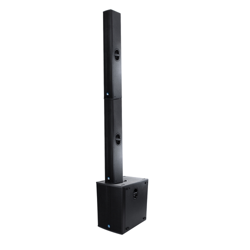 GloboStar® FDB K806 98027 PA Speaker - Παθητικό Ηχείο Column Κολωνάτο Επιτοίχιο & Επιδαπέδιο 6Ω - 480W RMS (1920W Peak) - 6 x 6 Inches Mid & 2 x 1.7 Inches HF - IP20 - Μαύρο - Μ15.8 x Π24.2 x Υ129cm