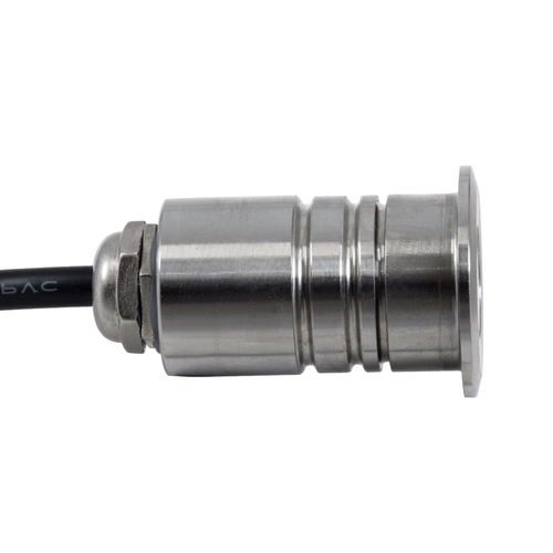 GloboStar® UNDERWATER-DANI 90412 Υποβρύχιο Χωνευτό Φωτιστικό Σποτ Ειδικό για Σιντριβάνια LED 1W 100lm 5° DC 24V Αδιάβροχο IP68 Φ3 x Υ5cm Ψυχρό Λευκό 6000K - Ανοξείδωτο Ατσάλι - 3 Χρόνια Εγγύηση
