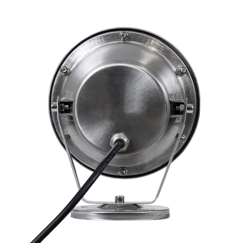 GloboStar® UNDERWATER-DENIS 90430 Υποβρύχιο Επιφανειακό Φωτιστικό Σποτ Ειδικό για Σιντριβάνια - Πισίνες - Τζακούζι LED 12W 1200lm 30° DC 24V Αδιάβροχο IP68 Μ14.5 x Π7 x Υ17cm Ψυχρό Λευκό 6000K - Ανοξείδωτο Ατσάλι SS304 - 3 Χρόνια Εγγύηση