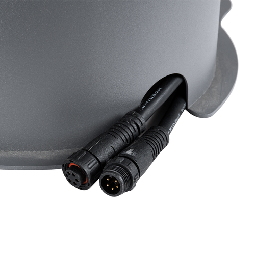 GloboStar® FLOOD-SIMA 90496 Κινούμενος Προβολέας - Σποτ Φωτισμού Wall Washer με Αντιθαμβωτική Γρίλια για Φωτισμό Κτιρίων LED 36W 3060lm 30° DC 24V Αδιάβροχο IP67 Μ21 x Π26 x Υ27cm RGBW DMX512 - Γκρι Ανθρακί - 3 Years Warranty