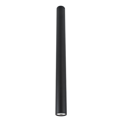 GloboStar® DUCT 61621 Επιφανειακό Στρόγγυλο Φωτιστικό Σποτ Αλουμινίου με Ντουί GU10 VDE Certified AC 220-240V IP44 Φ6 x Υ75cm - Μαύρο - 5 Years Warranty