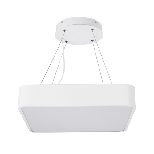 GloboStar® KAMALA 61207-S Πλαφονιέρα Οροφής LED CCT 67W 7370lm 120° AC 220-240V - Εναλλαγή Φωτισμού μέσω Τηλεχειριστηρίου All In One Ψυχρό 6000k+Φυσικό 4500k+Θερμό 2700k Dimmable Μ40 x Π40 x Υ8cm - Λευκό - 3 Years Warranty