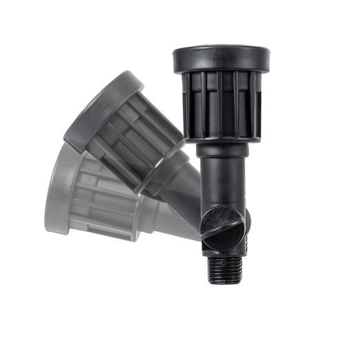 GloboStar® GARDENINI 61543 Καρφωτό Φωτιστικό Σποτ Κήπου LED 5W 650lm 38° DC 24V IP68 Υψηλής Αντοχής ABS IK06 Φ5.5 x Υ13.5cm - Θερμό Λευκό 2700K Dimmable - Μαύρο - Bridgelux Chip - 3 Years Warranty