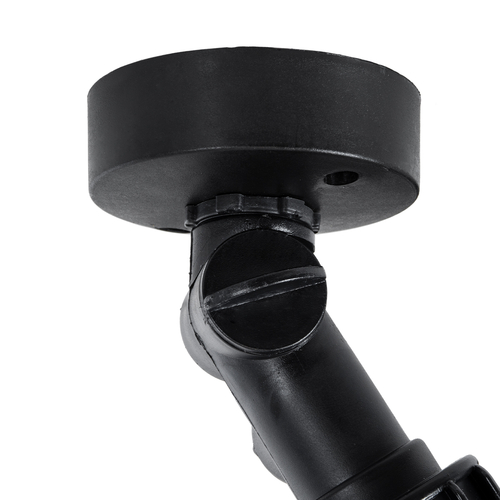 GloboStar® GARDENINI 61547 Επιφανειακό Φωτιστικό Σποτ Κήπου LED 5W 550lm 38° DC 24V IP68 Υψηλής Αντοχής ABS IK06 Φ7 x Υ14.5cm - Πράσινο 550nm Dimmable - Μαύρο - Bridgelux Chip - 3 Years Warranty