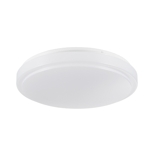 GloboStar® EMERGANO 60992 Πλαφονιέρα Οροφής LED 30W 3000lm 120° AC 220-240V με Ενσωματωμένο Σύστημα Emergency Li-ion 3450mAh/12.8Wh με Αυτονομία έως 3hrs - Αδιάβροχη IP54 Φ38 x Υ5.3cm Ψυχρό Λευκό 6000K - Λευκό - Bridgelux Chips - 3 Years Warranty