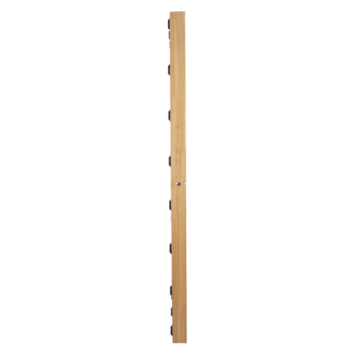 GloboStar® MAKEUP MIRROR-160x80-1 Μοντέρνος Καθρέπτης Μακιγιάζ με Πλαίσιο Φυσικού Ξύλου με Διακόπτη On/Off 20 x E27 AC220-240V - Μ80 x Π7 x Υ160cm - Μπεζ Δρυς