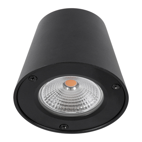 GloboStar® GARDENIA 60799 Φωτιστικό Τοίχου - Απλίκα Αρχιτεκτονικού Φωτισμού Εσωτερικού/Εξωτερικού Χώρου Up or Down LED 7W 700lm 60° AC220-240V Αδιάβροχο IP65 - Σώμα Αλουμινίου & Tempered Glass - Μ9.5 x Π13 x Υ7.7cm - Θερμό Λευκό 2700K - Μαύρο - Bridgelux Chip - 5 Years Warranty