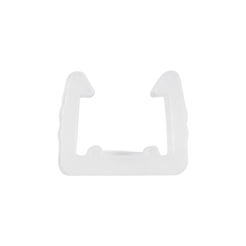 GloboStar® 70528 Πλαστική PVC Βάση Στήριξης για Όλες τις Μονόχρωμες EPISTAR Slim Ταινίες LED Μονής Σειράς DC 230V IP68 - Μ1.5 x Π1.3 x Υ1.1cm