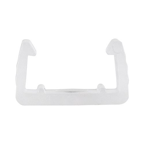 GloboStar® 70548 Πλαστική PVC Βάση Στήριξης για Όλες τις Μονόχρωμες EPISTAR Wide Ταινίες LED Διπλής Σειράς DC 230V IP68 - Μ1.5 x Π2 x Υ1.1cm