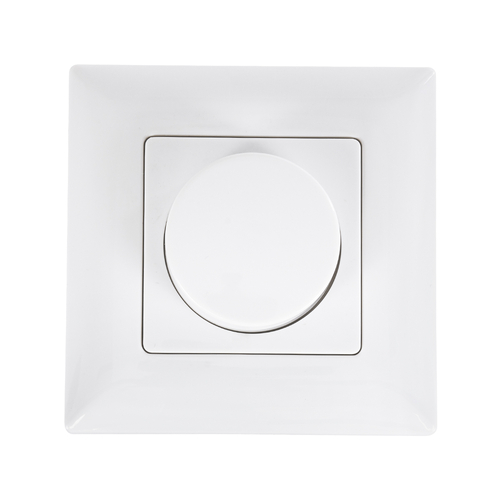 GloboStar® 71456 KS SKYDANCE AC Smart RF 2.4Ghz & Ροοστάτη Triac Dimming AC100-240V σε AC100-240V 1 x 1.5A 360W - Max 1.5A 360W - IP20 - Λευκό Σώμα - Μ8.5 x Π8.5 x Υ5.2cm - 5 Years Warranty