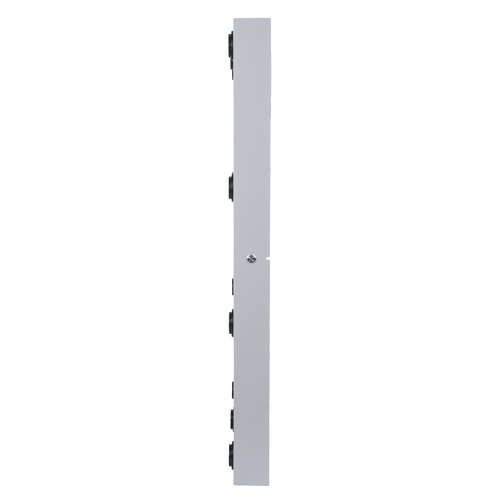 GloboStar® MAKEUP MIRROR-60x90-3 Μοντέρνος Καθρέπτης Μακιγιάζ με Πλαίσιο Φυσικού Ξύλου με Διακόπτη On/Off 10 x E27 AC220-240V - Μ60 x Π7 x Υ90cm - Γκρι Τσιμέντου