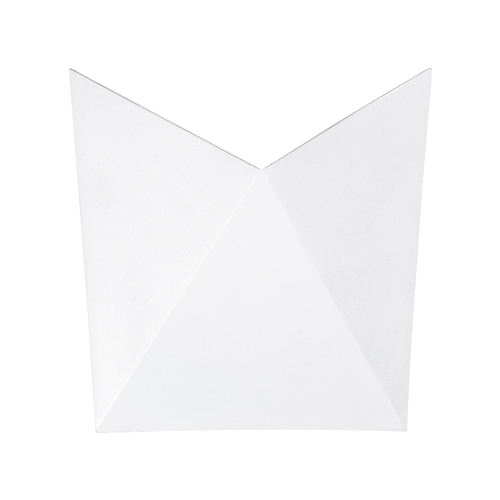 GloboStar® STEALTH 60518 Φωτιστικό Τοίχου - Απλίκα Αρχιτεκτονικού Φωτισμού Εσωτερικού/Εξωτερικού Χώρου Up or Down LED 10W 1000lm 60° AC220-240V Αδιάβροχο IP65 - Σώμα Αλουμινίου & Tempered Glass - Μ17 x Π17 x Υ7.5cm - Θερμό Λευκό 2700K - Λευκό - Bridgelux Chip - 5 Years Warranty