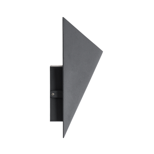 GloboStar® STEALTH 60522 Φωτιστικό Τοίχου - Απλίκα Αρχιτεκτονικού Φωτισμού Εσωτερικού/Εξωτερικού Χώρου Up or Down LED 10W 1100lm 60° AC220-240V Αδιάβροχο IP65 - Σώμα Αλουμινίου & Tempered Glass - Μ17 x Π17 x Υ7.5cm - Φυσικό Λευκό 4500K - Γκρι Ανθρακί - Bridgelux Chip - 5 Years Warranty