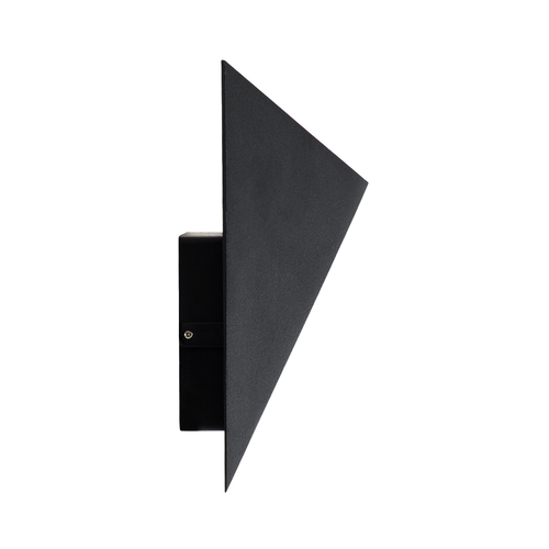GloboStar® STEALTH 60523 Φωτιστικό Τοίχου - Απλίκα Αρχιτεκτονικού Φωτισμού Εσωτερικού/Εξωτερικού Χώρου Up or Down LED 10W 1100lm 60° AC220-240V Αδιάβροχο IP65 - Σώμα Αλουμινίου & Tempered Glass - Μ17 x Π17 x Υ7.5cm - Φυσικό Λευκό 4500K - Μαύρο - Bridgelux Chip - 5 Years Warranty