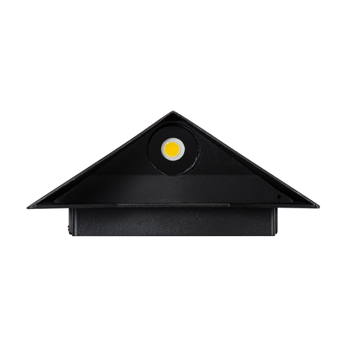 GloboStar® STEALTH 60523 Φωτιστικό Τοίχου - Απλίκα Αρχιτεκτονικού Φωτισμού Εσωτερικού/Εξωτερικού Χώρου Up or Down LED 10W 1100lm 60° AC220-240V Αδιάβροχο IP65 - Σώμα Αλουμινίου & Tempered Glass - Μ17 x Π17 x Υ7.5cm - Φυσικό Λευκό 4500K - Μαύρο - Bridgelux Chip - 5 Years Warranty