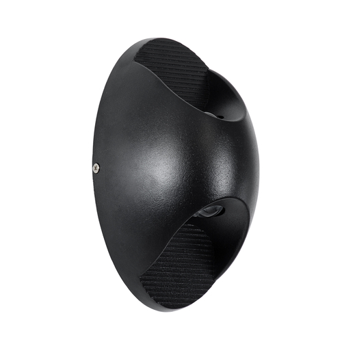 GloboStar® JEREMY 60532 Φωτιστικό Τοίχου - Απλίκα Αρχιτεκτονικού Φωτισμού Εσωτερικού/Εξωτερικού Χώρου Up & Down LED 10W 1000lm 60° AC220-240V Αδιάβροχο IP65 - Σώμα Αλουμινίου & Tempered Glass - Μ16 x Π10 x Υ7cm - Θερμό Λευκό 2700K - Μαύρο - Bridgelux Chip - 5 Years Warranty