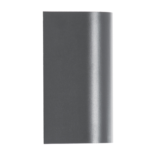 GloboStar® MURANO 60609 Φωτιστικό Τοίχου - Απλίκα Αρχιτεκτονικού Φωτισμού Εξωτερικού Χώρου Up & Down Αλουμινίου με Ντουί 2 x GU10 AC 220-240V Αδιάβροχο IP65 L15 x W8 x H6.8cm - Γκρι Ανθρακί - 5 Years Warranty