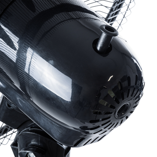 GloboStar® SOLARE-FAN 85358 Solar Fan Αυτόνομος Ηλιακός Επιδαπέδιος Ανεμιστήρας 25W 2 Λειτουργιών Ρεύματος με AC 220-240V ή με Φωτοβολταϊκό Panel 9V 15W & Επαναφορτιζόμενη Μπαταρία Li-ion 7.4V 6000mAh - 12 Ταχύτητες - Ασύρματο Χειριστήριο - Ενσωματωμένο USB 2.0 Charger Συσκευών - IP20 - Μ44 x Π37.5 x Υ132cm - Μαύρο - 2 Years Warranty