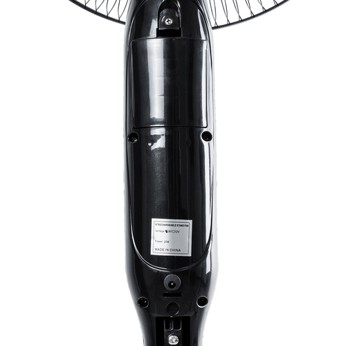 GloboStar® SOLARE-FAN 85358 Solar Fan Αυτόνομος Ηλιακός Επιδαπέδιος Ανεμιστήρας 25W 2 Λειτουργιών Ρεύματος με AC 220-240V ή με Φωτοβολταϊκό Panel 9V 15W & Επαναφορτιζόμενη Μπαταρία Li-ion 7.4V 6000mAh - 12 Ταχύτητες - Ασύρματο Χειριστήριο - Ενσωματωμένο USB 2.0 Charger Συσκευών - IP20 - Μ44 x Π37.5 x Υ132cm - Μαύρο - 2 Years Warranty