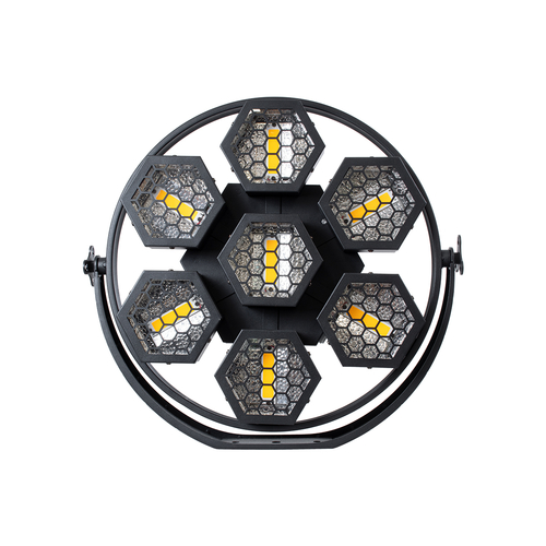 GloboStar® 51195 HALO HEXA Επαγγελματικό Φωτιστικό Ειδικών Εφέ DIGITAL MATRIX PIXEL & Blinder - 7 x 50W LED COB Chips Ultra Gold Warm White 2200K & 168 x 0.5W LED SMD5050 Chips RGB - AC 220V-240V DMX512 Display on Body - Μαύρο - Μ50 x Π10.5 x Υ47cm GloboStar® 51195 HALO HEXA Επαγγελματικό Φωτιστικό Ειδικών Εφέ DIGITAL MATRIX PIXEL & Blinder - 7 x 50W LED COB Chips Ultra Gold Warm White 2200K & 168 x 0.5W LED SMD5050 Chips RGB - AC 220V-240V DMX512 Display on Body - Μαύρο - Μ50 x Π10.5 x Υ47cm