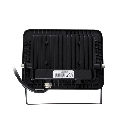 GloboStar® ATLAS 61416 Επαγγελματικός Προβολέας LED 30W 3750lm 120° AC 220-240V - Αδιάβροχος IP67 - Μ16 x Π2.5 x Υ12.5cm - Μαύρο - Ψυχρό Λευκό 6000K - LUMILEDS Chips - TÜV Rheinland Certified - 5 Years Warranty