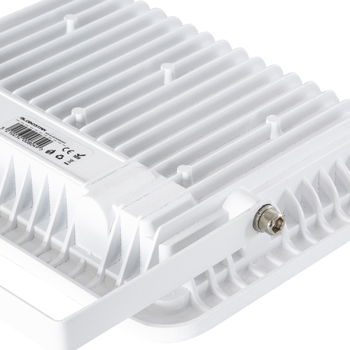 GloboStar® ATLAS 61419 Επαγγελματικός Προβολέας LED 50W 6250lm 120° AC 220-240V - Αδιάβροχος IP67 - Μ21 x Π3.5 x Υ16cm - Λευκό - Ψυχρό Λευκό 6000K - LUMILEDS Chips - TÜV Rheinland Certified - 5 Years Warranty